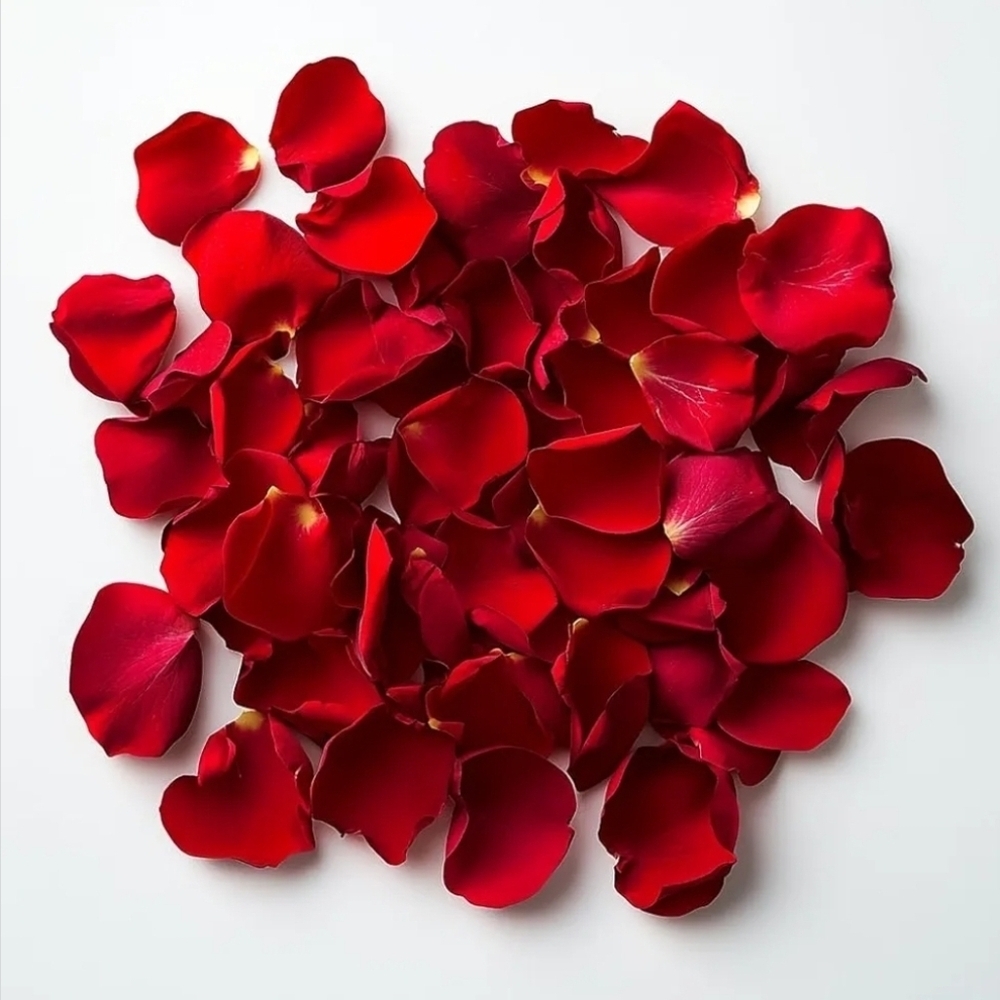 New Vivitar 200ct Valentine's Day romantic date Fabric Rose Petals dark red